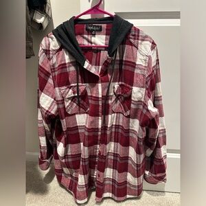 Red and white flannel